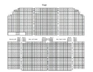 Seating Chart | Paramount Arts Center